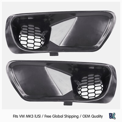 VW MK3 Golf Jetta US Bumper Lower Air Intake Vents Scoops