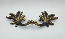 Vintage Amerock Provincial Drawer Pull. Antigue English 3" centers. Made in USA