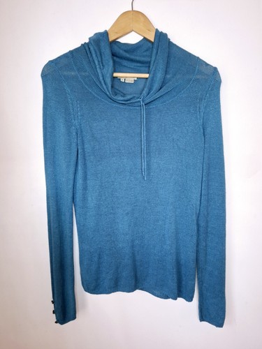 Royal Robbins Blue Linen Blend Top Small