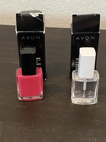 Avon nailwear pro enamel fuchsia N022 & Avon Nail Experts Smudge Corrector - Picture 7 of 7