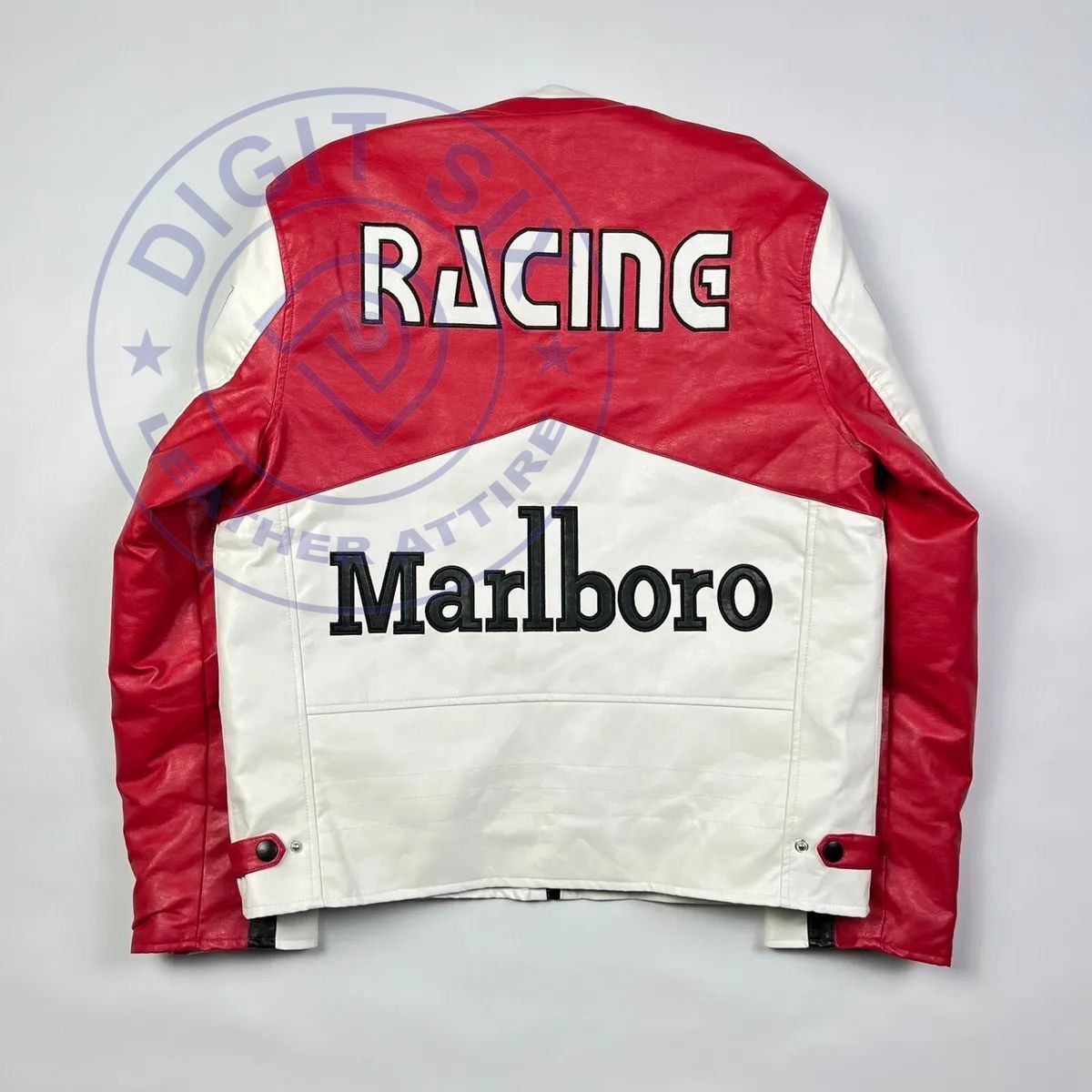 90s Marlboro Cow Leather Varsity Jacket 【公式通販】