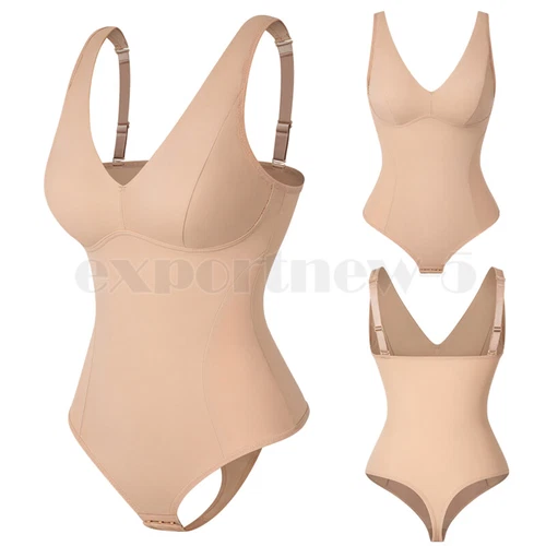 Fajas Colombianas Reductoras Jumpsuit integrierter BH Ganzkörper Body Shaper Top - Bild 27 von 49