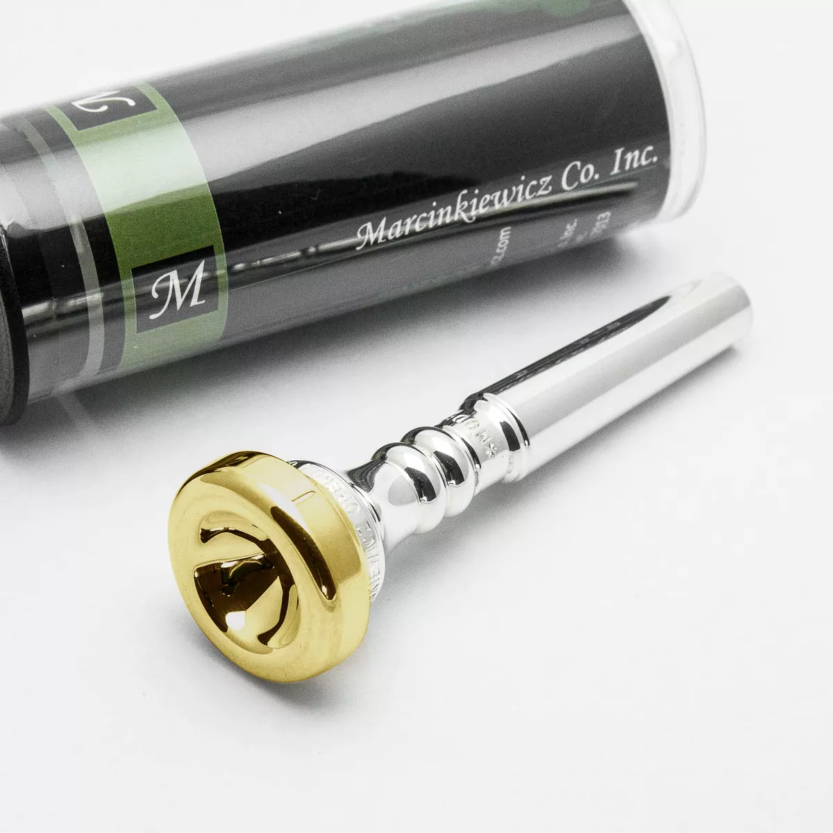 Marcinkiewicz 14 24K Gold Rim Cup Trumpet Mouthpiece No. 27 Throat S Backbore