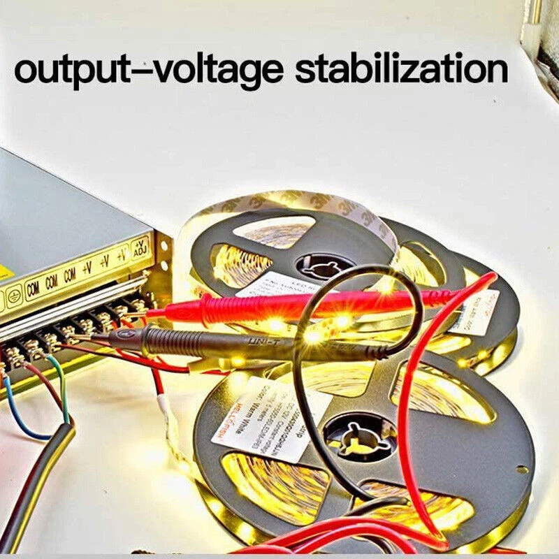 Adaptador transformador de fuente de alimentación conmutadora de CA a CC 12V 30A 360W para tira LED 5050 Foto 4 de 4