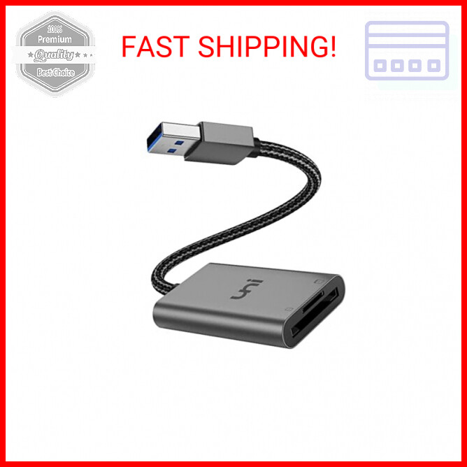 SD Card Reader, uni High-Speed USB 3.0 to Micro SD Card Adapter, Aluminum Comput-image