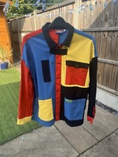 Lazy Oaf Psicodelia 2 Piece Suit Jacket L Trousers Size 36 Colour Block