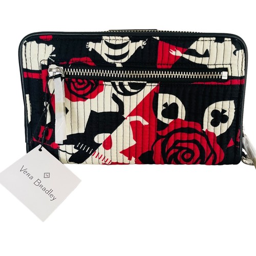 Disney Vera Bradley Alice in Wonderland Painting the Roses Wristlet Wallet - Picture 3 of 8