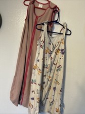 Infant Toddler SleepSacks With Zippers Unicorn And Pink Size Xl And Large Used