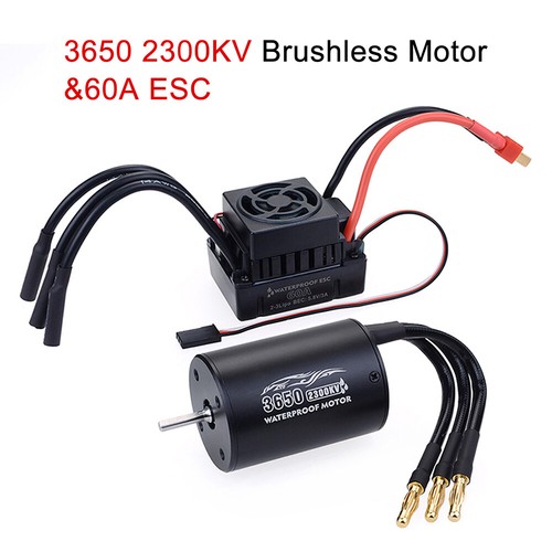Motor sin escobillas impermeable 2300KV 3100KV 3900KV 60A ESC para coche de radiocontrol Traxxas 1/10 - Imagen 17 de 28