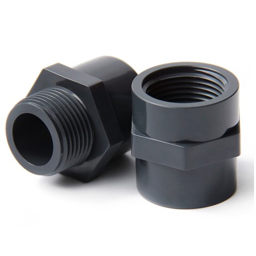 PVC-U Gerade Adapter Rohrverbinder IG AG Verschraubung Fitting 20-63mm DN15-50 - Picture 6 of 18