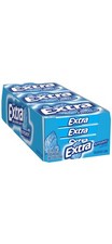 Extra Gum Peppermint Chewing Gum, 15 Pieces Pack of 10