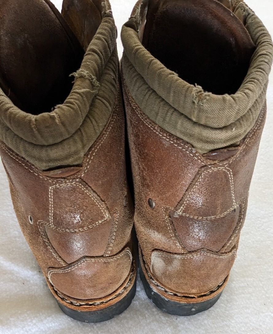 Vintage LOWA Men's 11.5 Leather Hiking Mountaineering Boots Made in