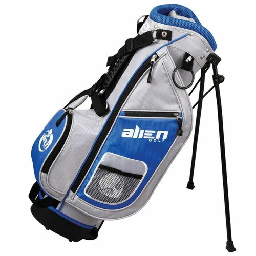 Alien Golf LH Junior 6 Piece Set Ages 6-8 (Left Handed) Blue/Silver - NEW - Image 2 of 4