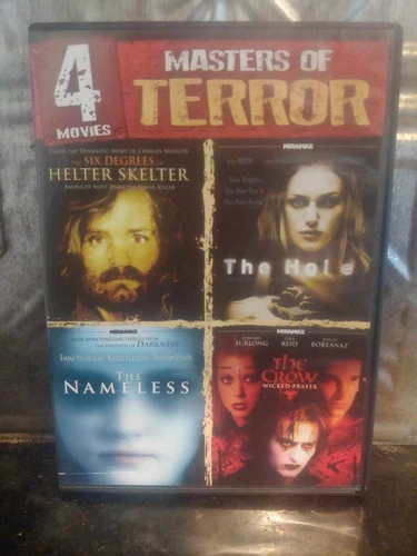 MASTERS OF TERROR 4 DVD Movies SIX DEGREES HELTER SKELTER / NAMELESS / THE HOLE