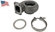.82 A/R T3 Turbine Housing for Borg Warner S300 SX-E 76/68mm + V Band Kit