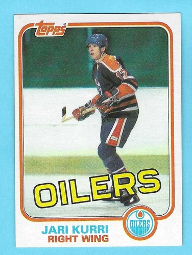 1981-82 Topps 18 Jari Kurri Edmonton Oilers! ROOKIE! NM-MT! *SET BREAK*