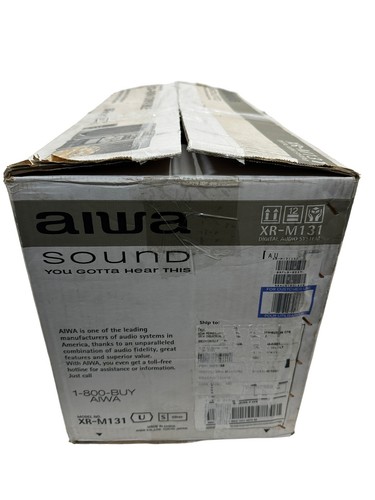 Vintage Aiwa Micro Mini Hi-Fi CD Bookshelf Stereo System XR-M150 Open Box New - Picture 10 of 12