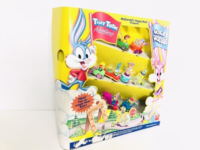 VINTAGE 1992 McDONALD'S HAPPY MEAL DISPLAY - TINY TOON ADVENTURES