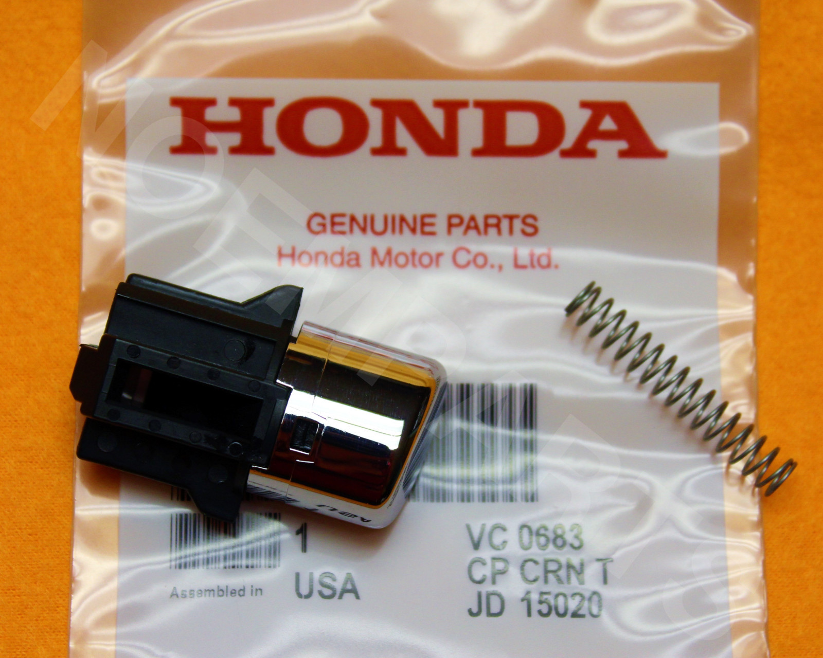 2 pc KIT 03-05 Honda Accord Shifter Handle Shift Button Push Knob