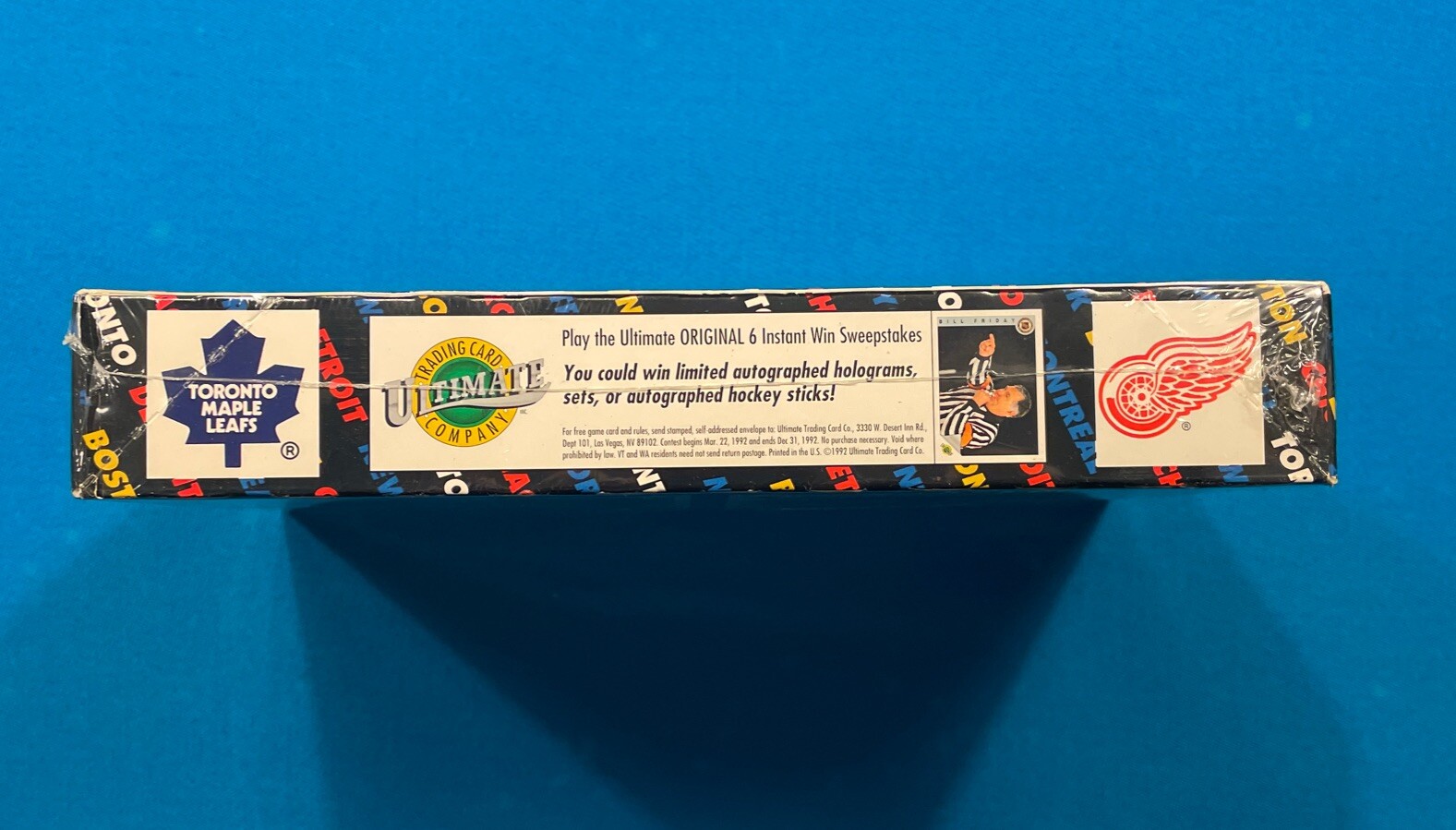1992 Ultimate Trading Card Co Original 6 Hockey Card Wax Box Factory