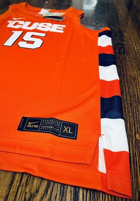 $120 Nike Elite Syracuse Basketball Jersey Anthony #15 Mens Size