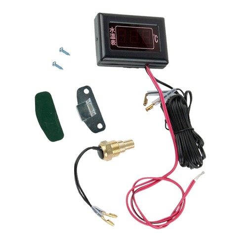 Universal Digital Water Temperature Gauge Kit And Sensor-Plug For Car-Engine - Picture 2 of 17