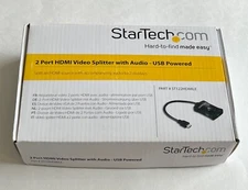 StarTech - 2 Port HDMI Video Splitter with Audio - USB Powered Part #ST122HDMILE