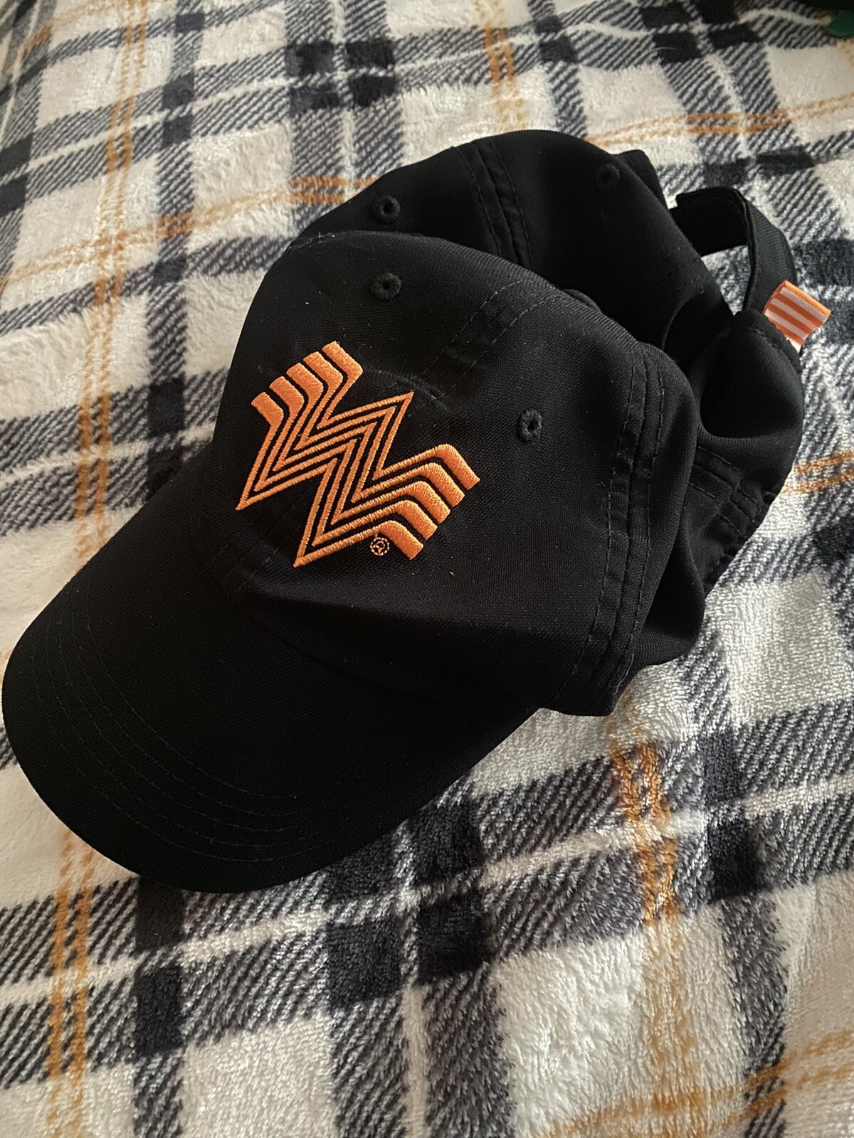 Whataburger Employee Fast Food Cap Hat Black Orange A… Gem