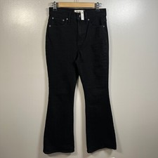 Madewell The Perfect Vintage Flare Jean Size 26 Sherborn Wash Black High Rise
