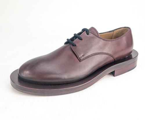 Ion Herren Burgunderrot Italienisch Leder Pelle JS Schuhe Größe US 8/EU41 Einzelhandel $ 765