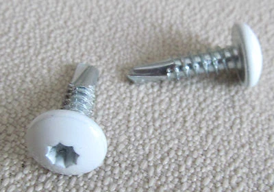 ABS White Cargo Trailer Exterior Self Tapping Screws 150 OEM 3/4 Enclosed Car Hauler