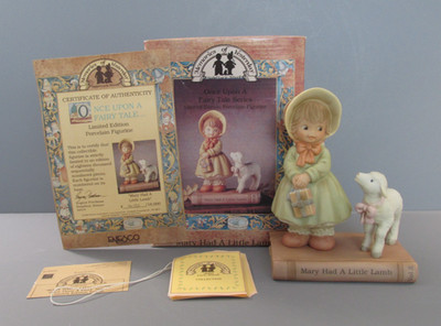 1992 Memories of Yesterday ''Mary Had a Little Lamb'' Figurine #526479