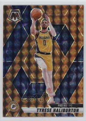 2024-25 Panini Mosaic Bronze Mosaic Prizm 64/75 Tyrese Haliburton #85 0c6