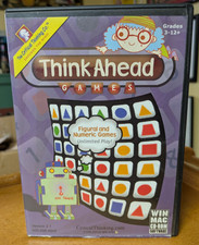 Think Ahead Games CD-ROM Figural  Numeric Educational Games Grades 3-12 