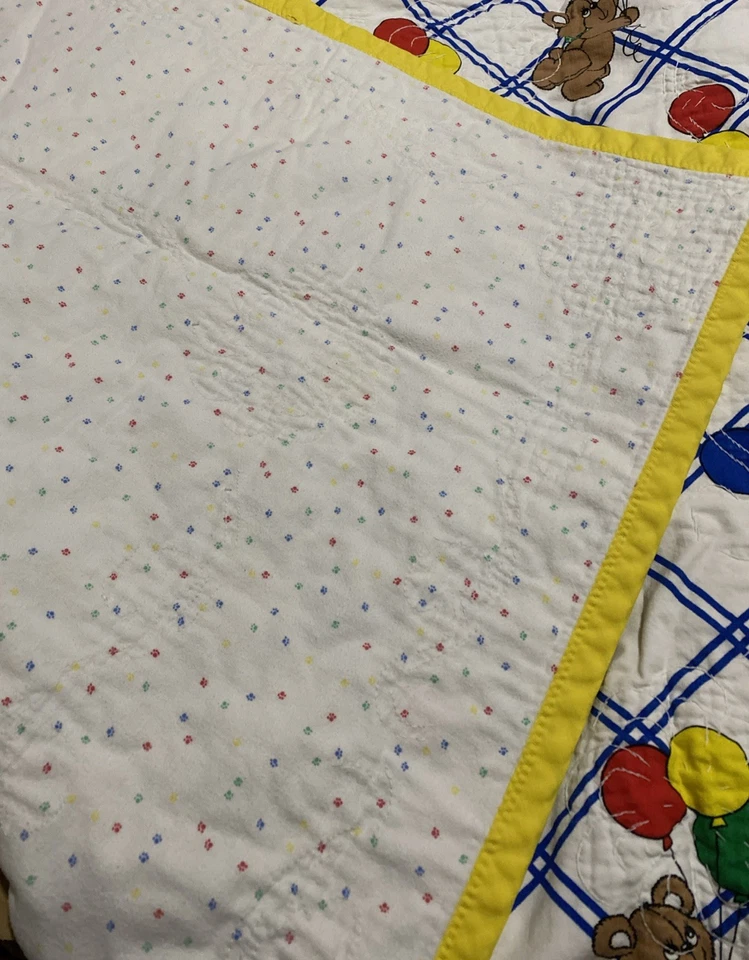 Manta de bebé ligera vintage hecha a mano Foto 2 de 4