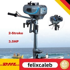 NEU 2 Takt Bootsmotor Wassergekühlt Außenborder Benzinmotor CDI System 3.5PS
