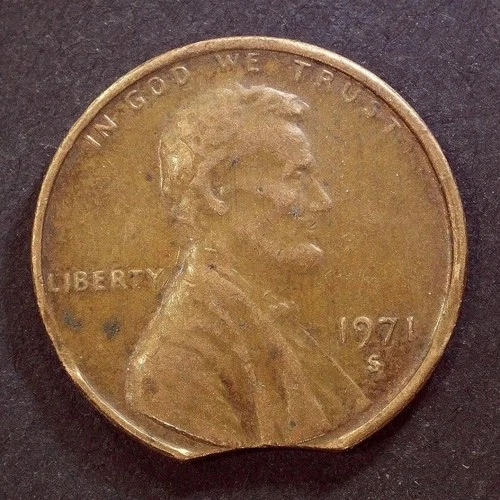 1971-S Lincoln Memorial Cent — photo from another recent sale