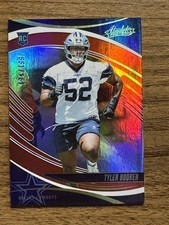 Tyler Booker Rookie Red Spectrum /199 - 2025 Absolute Dallas Cowboys