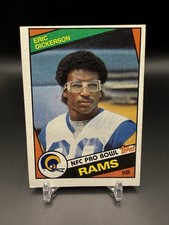 1984 TOPPS #280 ERIC DICKERSON ROOKIE CARD RC RAMS HOF. rookie card picture