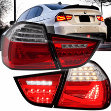 Voll LED dynamische R�ckleuchten Set Rot-Wei� f�r BMW 3er E90 LCI 2009-2011