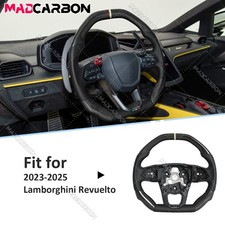 Volante personalizzato in vera fibra di carbonio per Lamborghini Revuelto 2023-2025