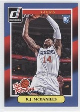 2014-15 Panini Donruss The Rookies KJ McDaniels #30 9bd