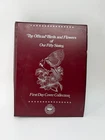 Birds Flowers 50 States First Day Cover Collection Album Binder FDC USA