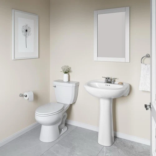 PRofLO PF1045 Lavatory Pedestal Base Only (Sink Sold Separate) - White - Picture 2 of 6