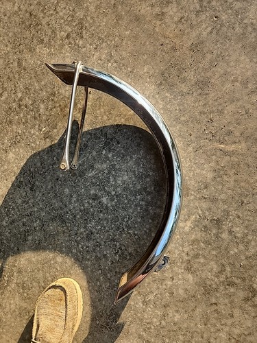 Guardabarros trasero para scooter Honda Urban Express NU50 1983 - Imagen 5 de 8