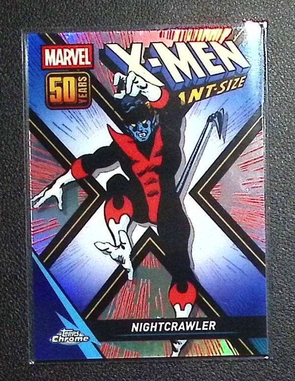 2025 Topps Chrome Marvel #XM-3 Nightcrawler X-Men Giant Size 50th Anniversary