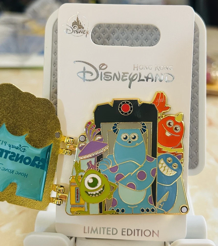 Prendedor HKDL Disney Hong Kong Monsters Inc Limited 20 aniversario LE 500 Pixar Foto 2 de 4