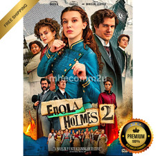Enola Holmes Season 1-2 2022 DVD Action Movie Full HD Eng All Region Free Ship