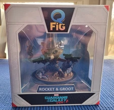 NEW- Marvel's Guardians of the Galaxy Vol.2 Rocket & Groot Q-Fig by Quantum Mech