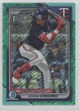 2024 Bowman Chrome Prospects Aqua Shimmer Refractor /125 Byron Chourio 00rs